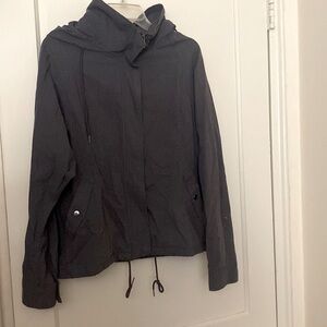 volcom gray jacket size: m